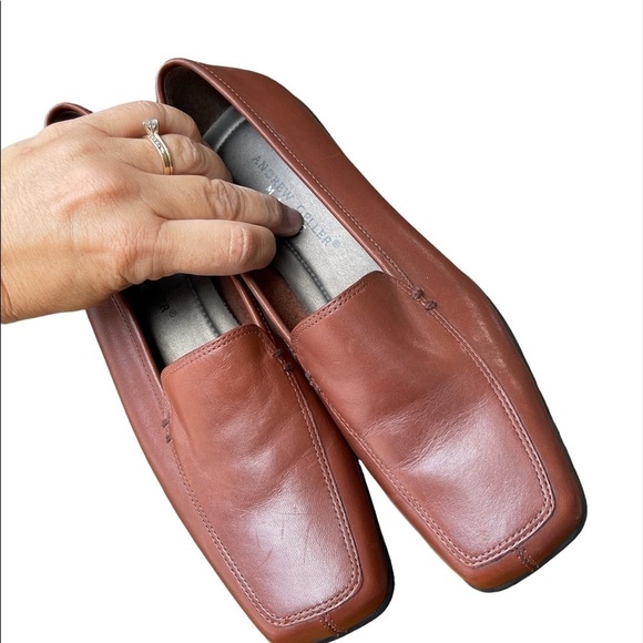 Andrew Geller Magic Cherish leather shoes size 7 1/2  excellent used condition - Picture 1 of 17